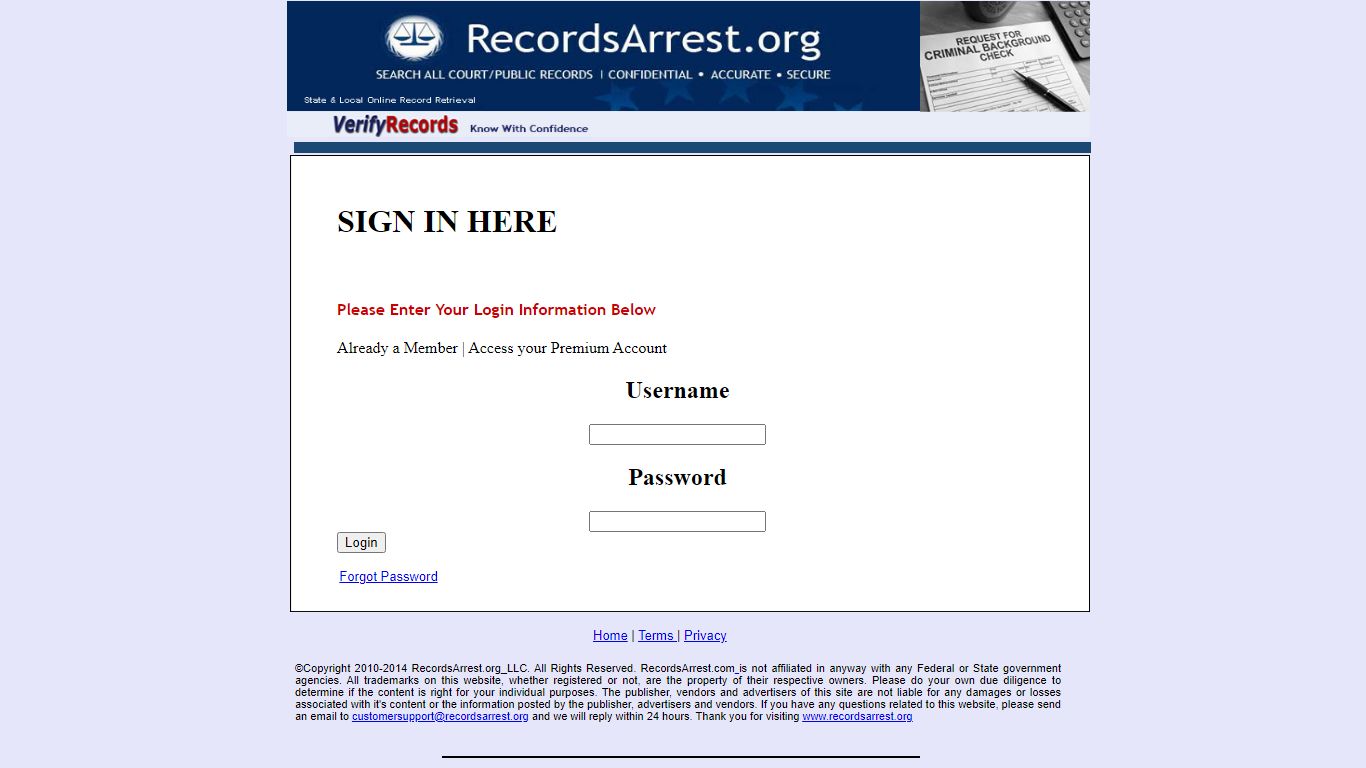 arrest warrants - login arrestwarrants.org